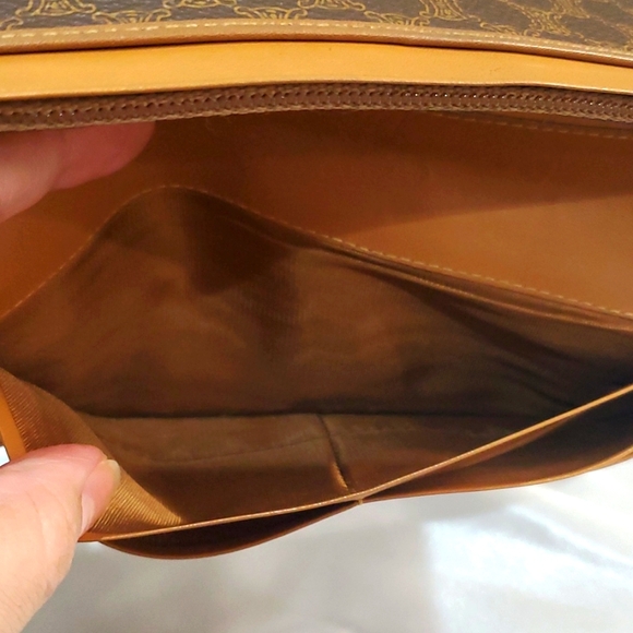 🇮🇹CELINE Paris Macadam PVC leather Bifold long Wallet🤎💛 - Picture 10 of 17